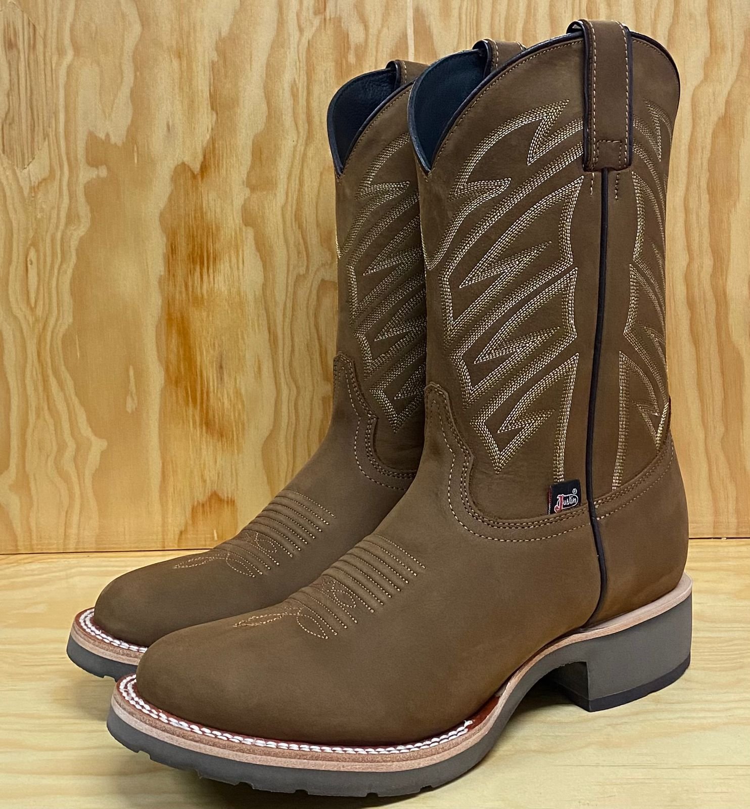 BOTA CABALLERO JUSTIN KANSAS TABACO 1