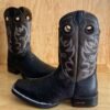 Bota Caballero Reyme Shoulder Negra suela negra-naranja - Imagen 4