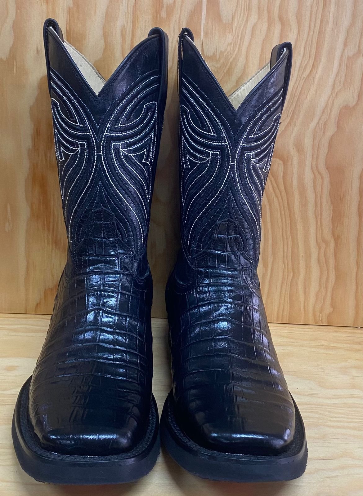BOTA CABALLERO RODEO BRAVO CAIMAN LOMO NEGRO 1