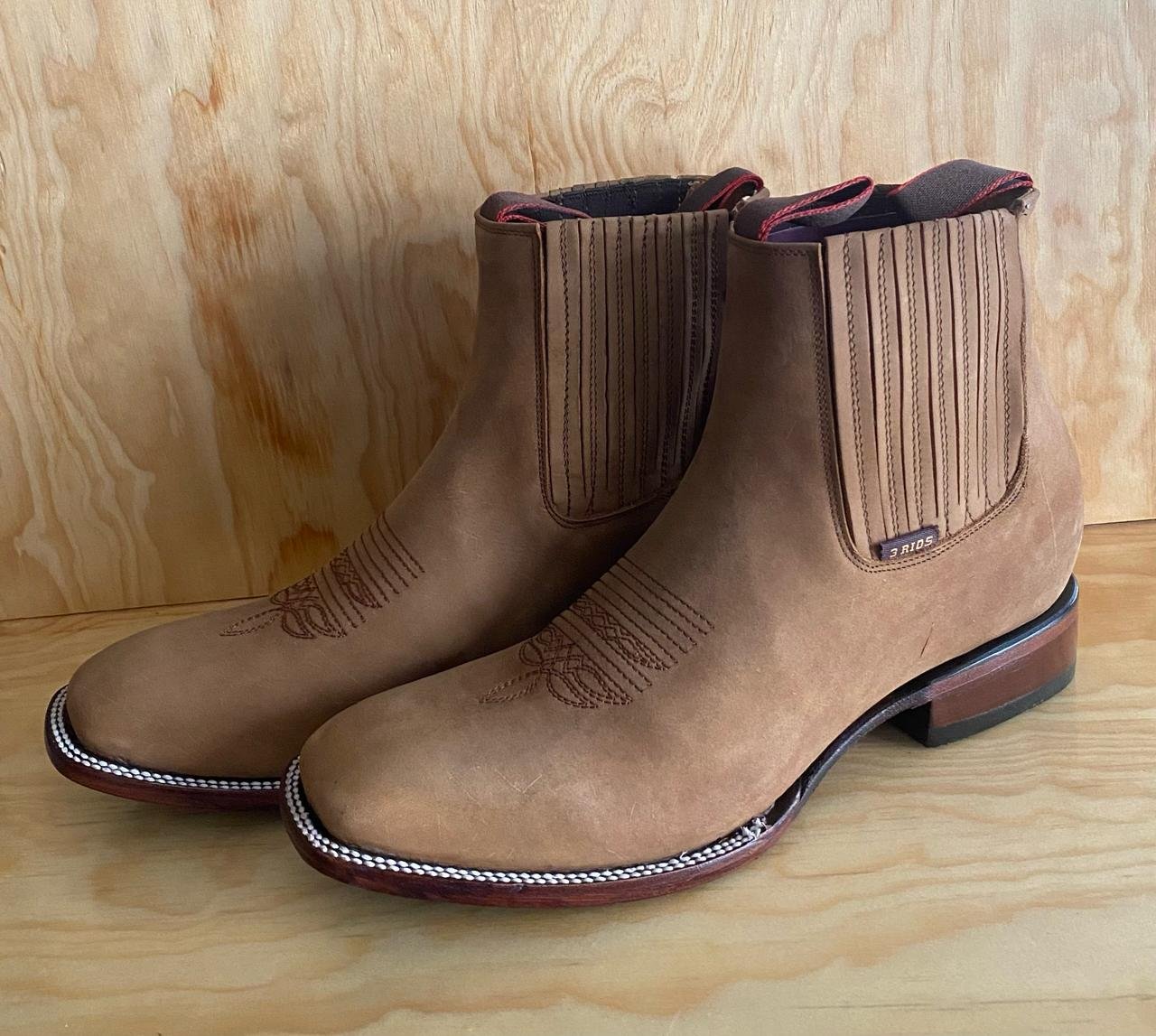 BOTIN GUERRERO FRANCES CRAZY TABACO 2