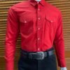 Camisa Caballero Old West Roja Lisa