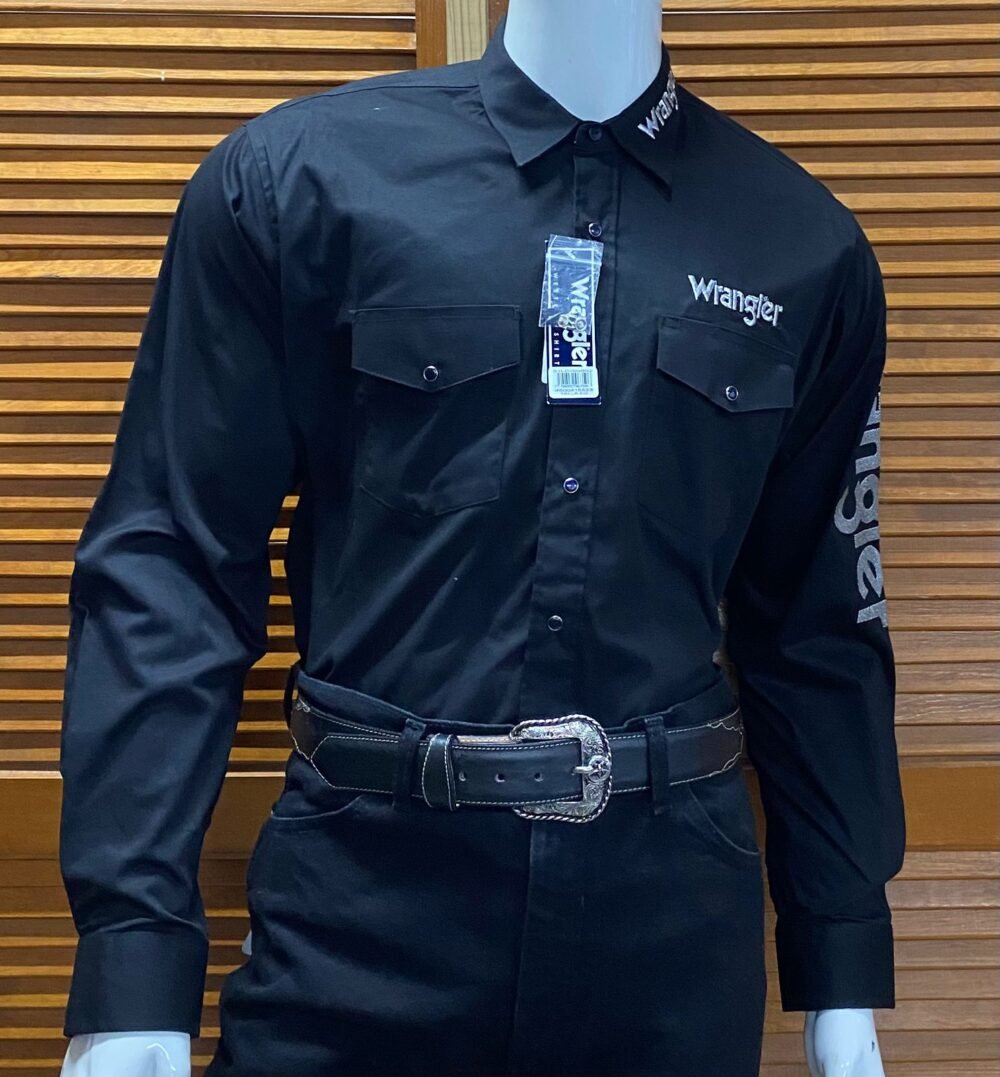 Camisa Caballero Wrangler W. S. Letras
