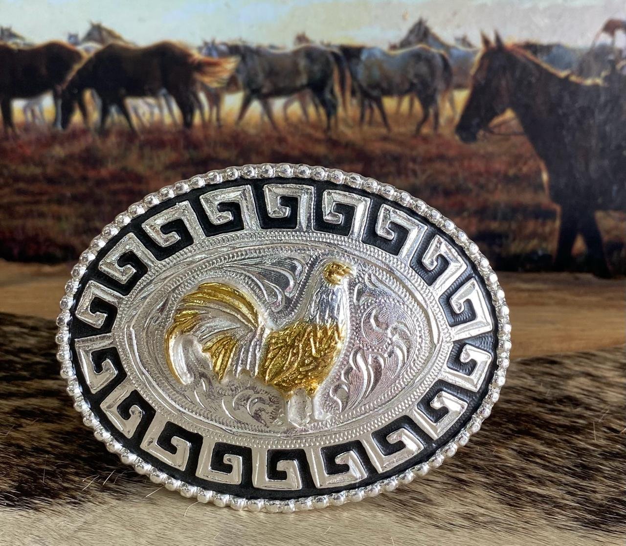 HEBILLA CABALLERO OVALADA GALLO 1