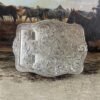 Hebilla Caballero Rectangular color Plata Herradura Caballo Detalles Azul - Imagen 3