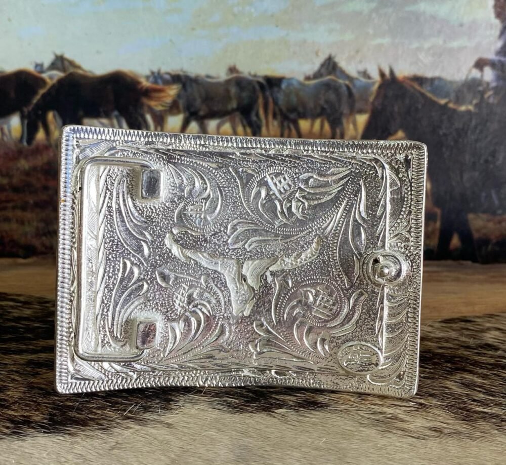 Hebilla Caballero Rectangular Plata Cala - Imagen 3