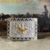 Hebilla Caballero Rectangular Plata Cala con Jinete