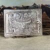 Hebilla Caballero Rectangular Plata Cala con Jinete - Imagen 3