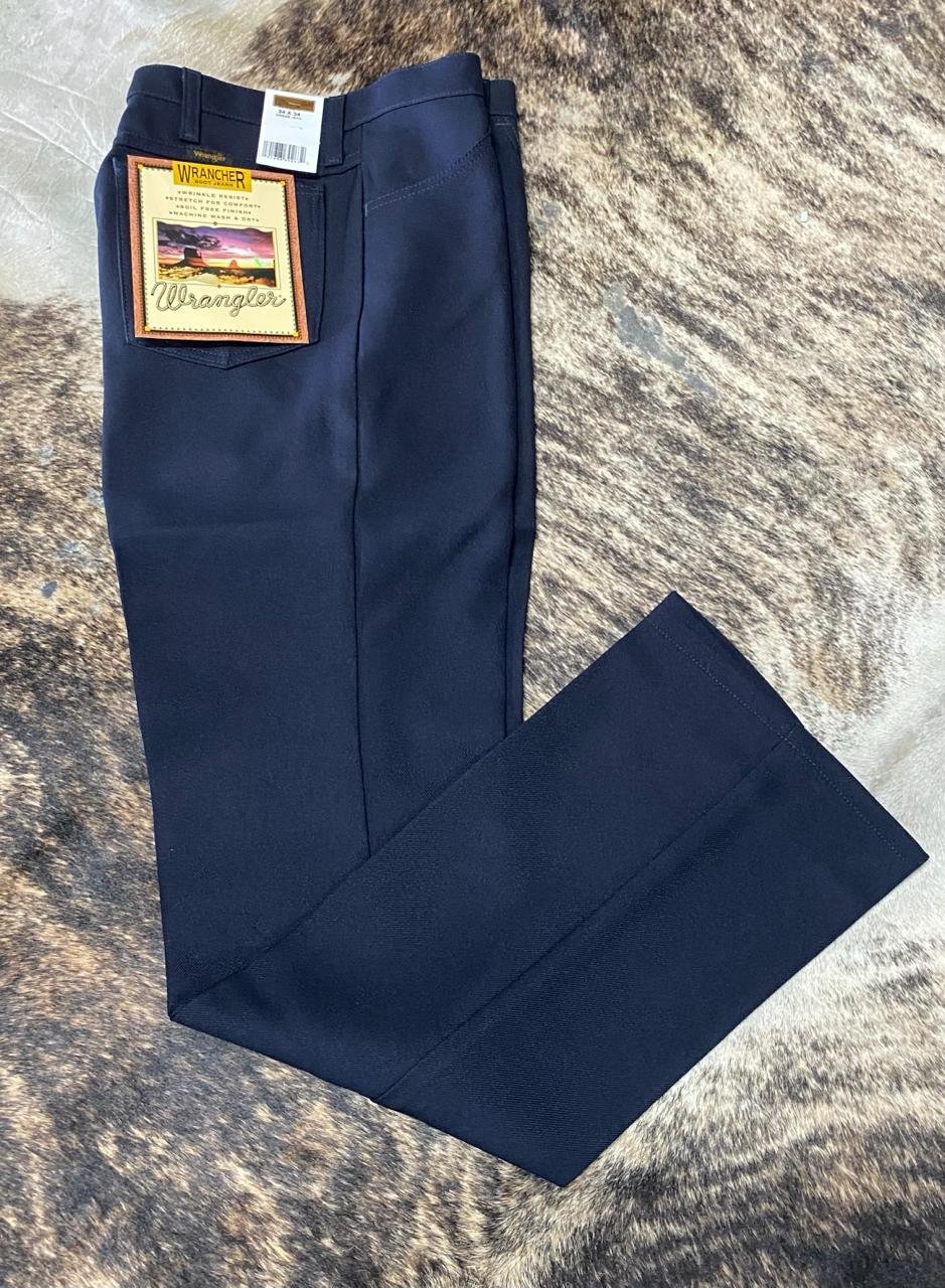 PANTALON CABALLERO WRANGLER POLIESTER 82NV AZUL 2