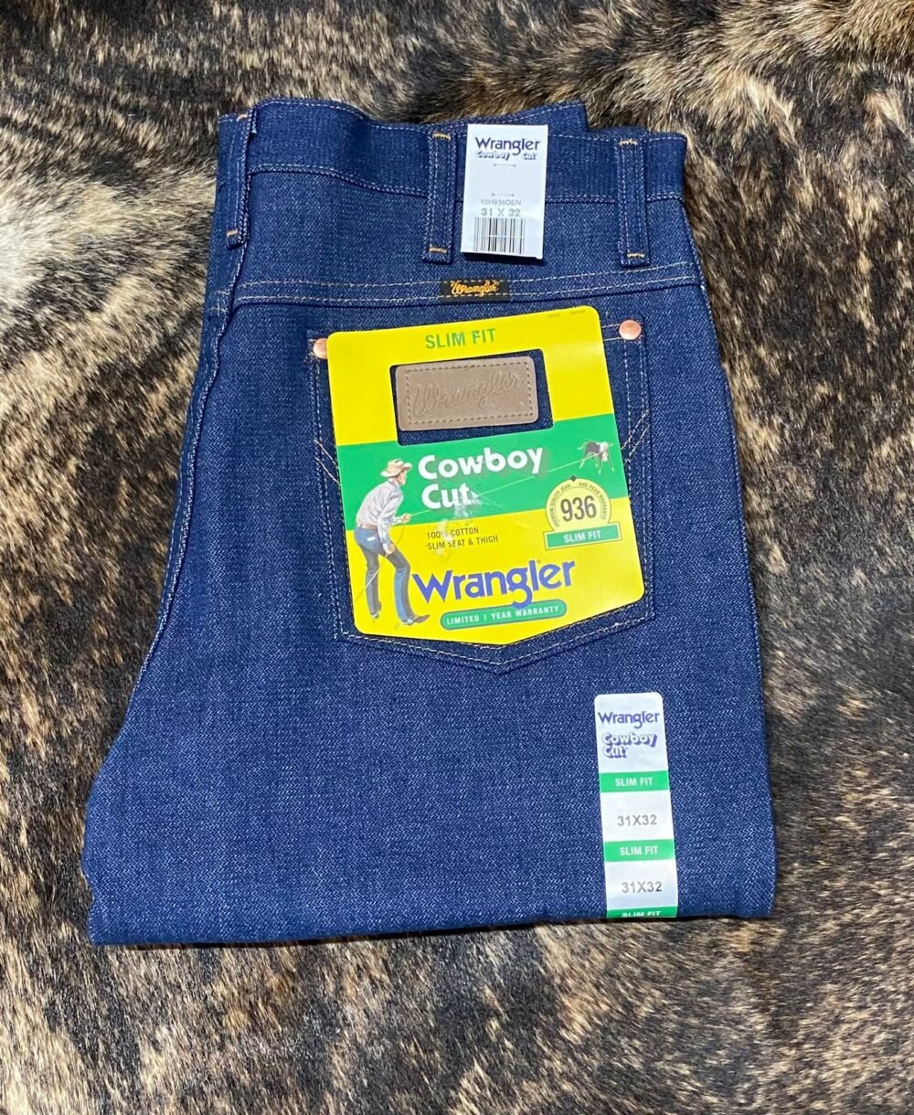 Pantalon Caballero Wrangler Azul DEN