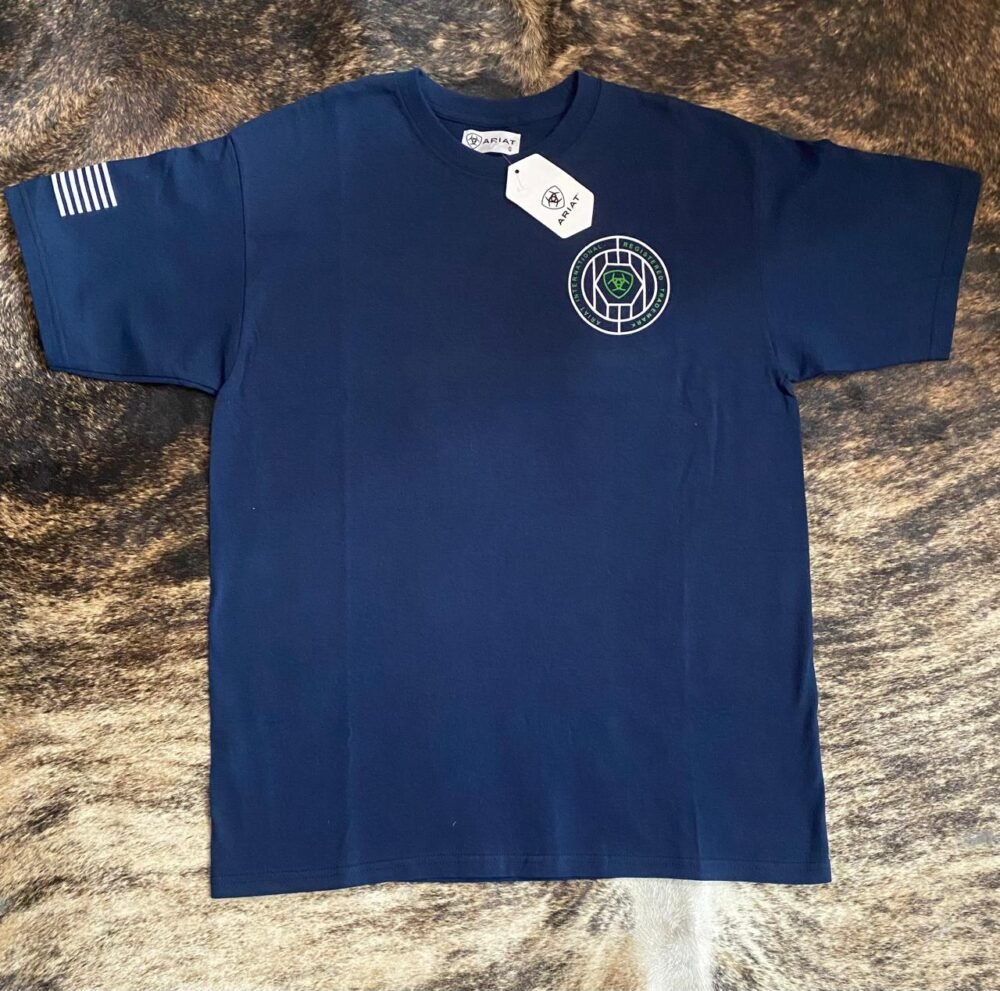 Playera Caballero Ariat Azul Marino