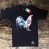 Playera Caballero Ariat Negra Gallo