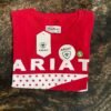 Playera Caballero Ariat Roja Letras Blancas - Imagen 4