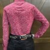 Camisa Dama Rodeo Roja Estampado - Imagen 3