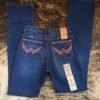 Pantalón Dama Wrangler High Rise Bordado Rosa - Imagen 4