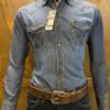 Camisa Caballero Wrangler W. S. Índigo